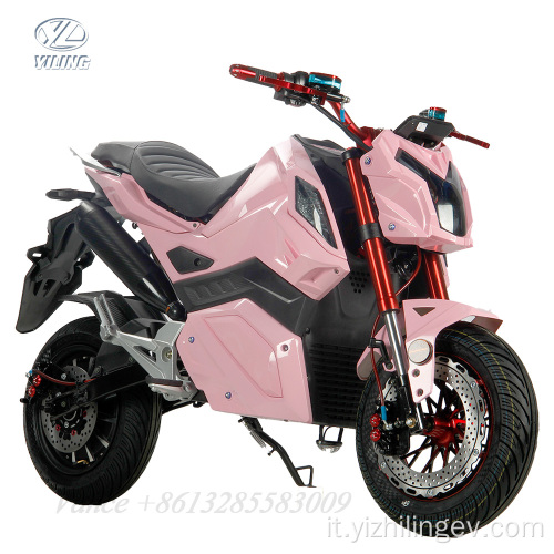 Motocicletta elettrica più economica 5000W 20000W 72V 20/80AH SKD Electric Racing Motorcycle Z6 con Disco Freno Electric Moped Scooter